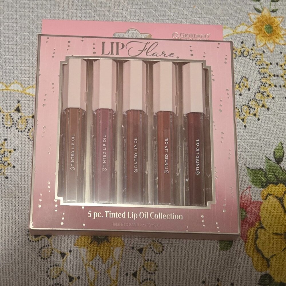 Giordano Colors 5 pc Tinted Lip Oil Collection
